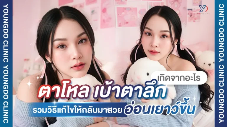 ตาโหล เบ้าตาลึก เกิดจากอะไร รวมวิธีแก้ไขให้กลับมาสวย อ่อนเยาว์ขึ้น